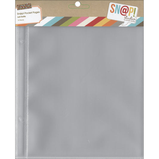 Simple Stories Sn@p! Pocket Pages For 6"X8" Binders 10/Pkg-(1) 6"X8" Pocket