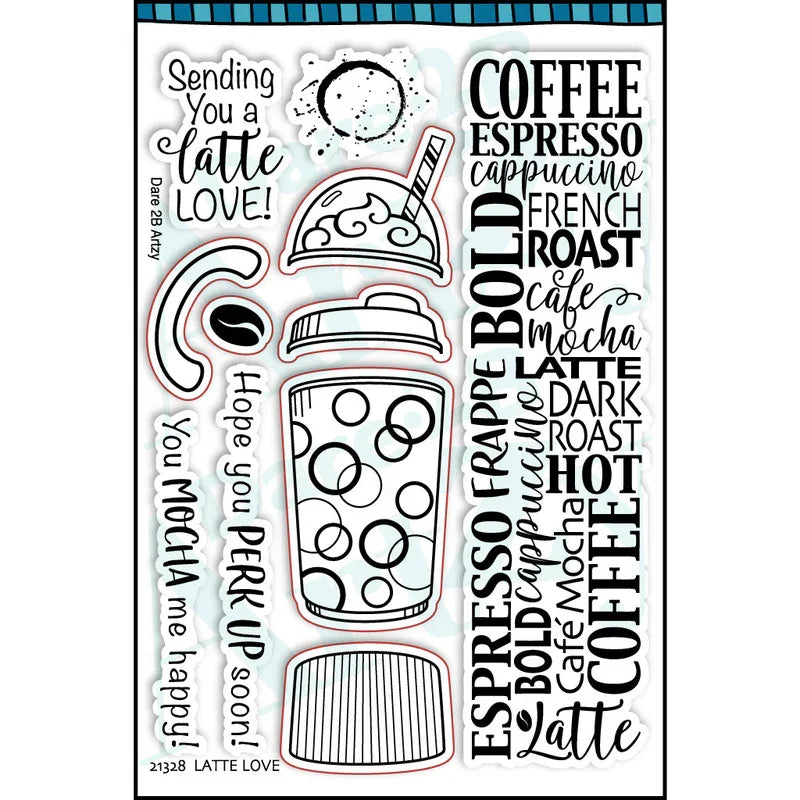 Latte Love Stamp Set