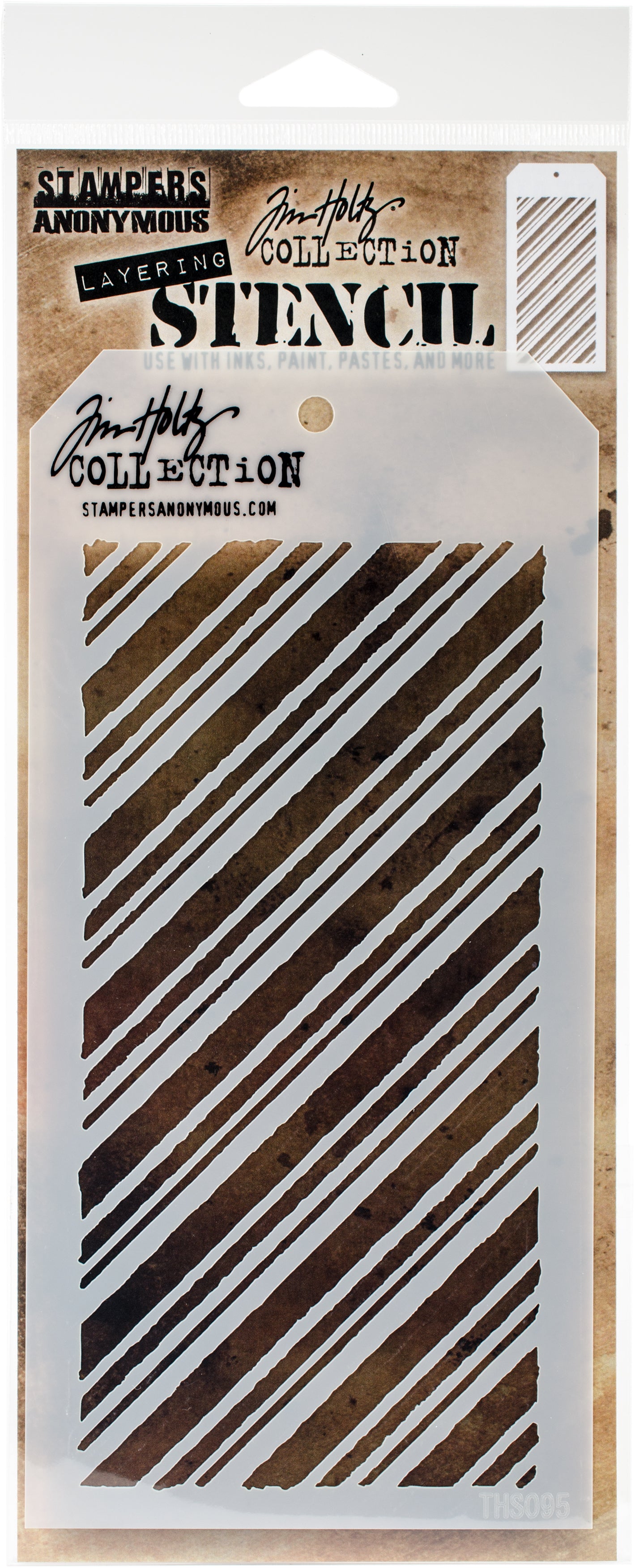 Tim Holtz Layered Stencil 4.125"X8.5"-