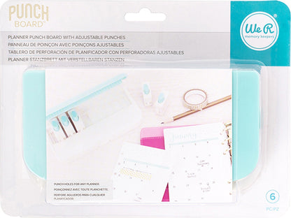 We R  Punch Board-Planner W/Standard Hole Punches 6/Pkg