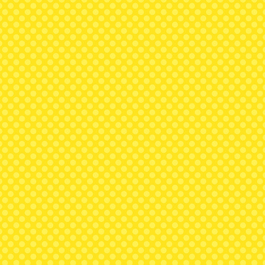 Core'dinations Core Basics Patterned Cardstock 12"X12"-Yellow Large Dot