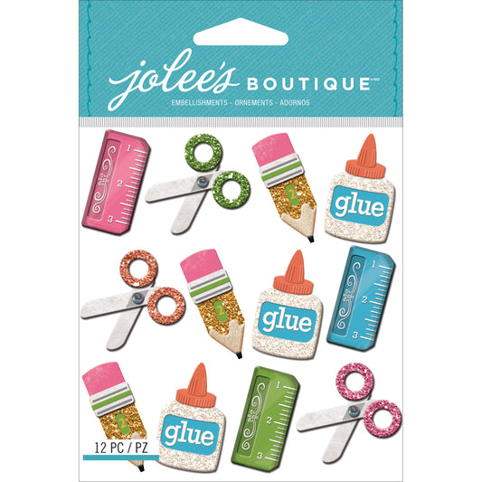 Jolee's Boutique Mini Repeats Stickers-School Supplies