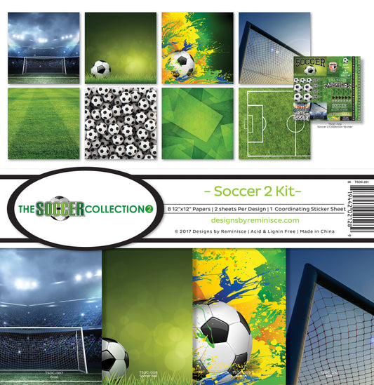 Reminisce Collection Kit 12"X12"-Soccer 2