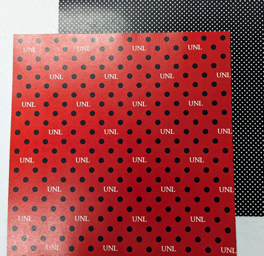 UNL Nebraska DS Initial Dots Custom Paper