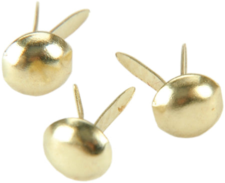 Creative Impressions Mini Metal Paper Fasteners 3mm 100/Pkg-Round - Gold