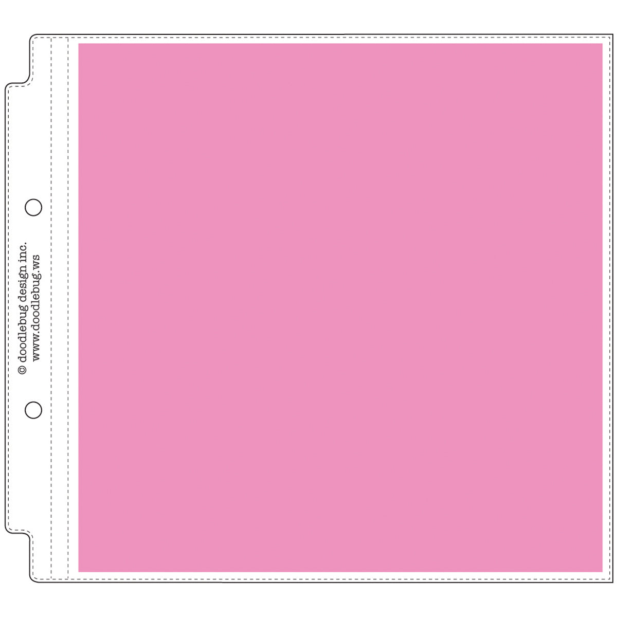 Doodlebug Page Protectors 8"X8" 12/Pkg-(1) 8"X8" Pocket