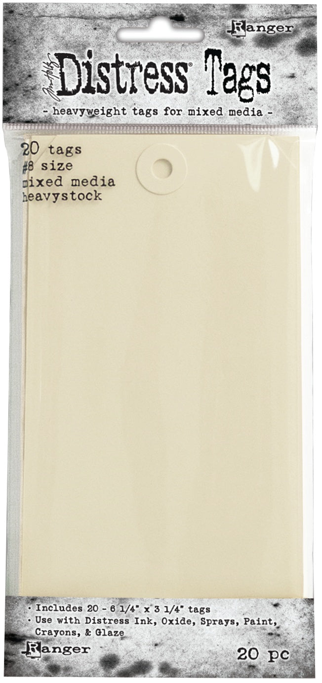 Tim Holtz Distress Heavystock Tags #8 20/Pkg-