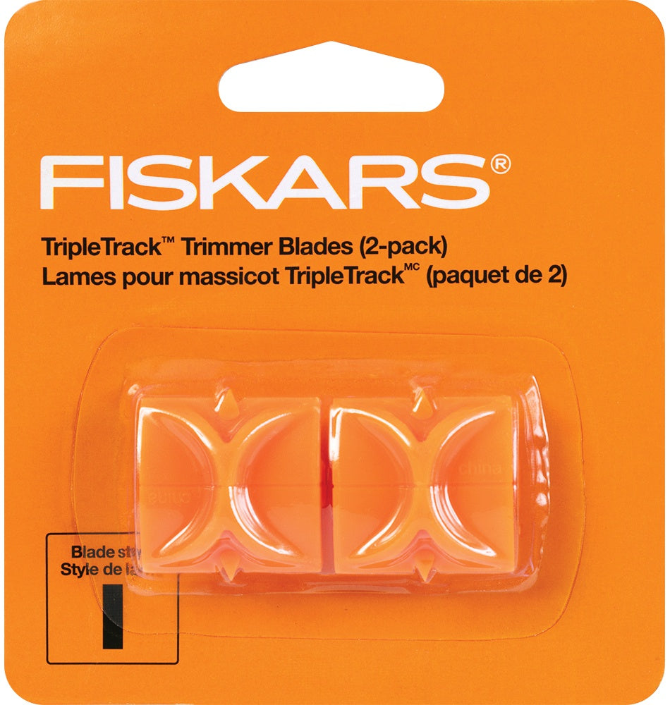 Fiskars Triple Track Replacement Blades 2/Pkg-Straight - Style I