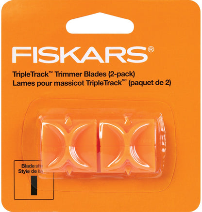 Fiskars Triple Track Replacement Blades 2/Pkg-Straight - Style I