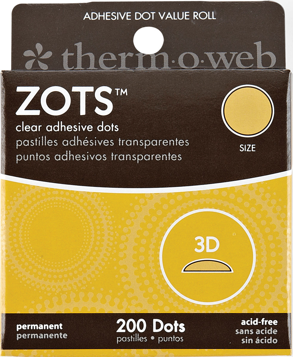 Thermoweb Zots Clear Adhesive Dots- Select Size