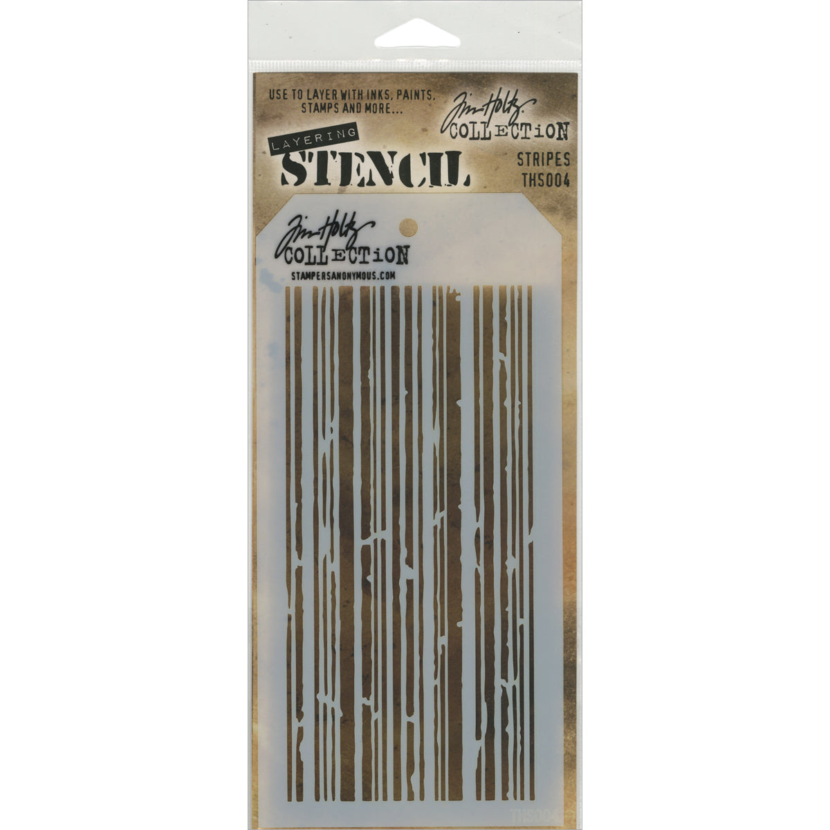 Tim Holtz Layered Stencil 4.125"X8.5"-Splatters