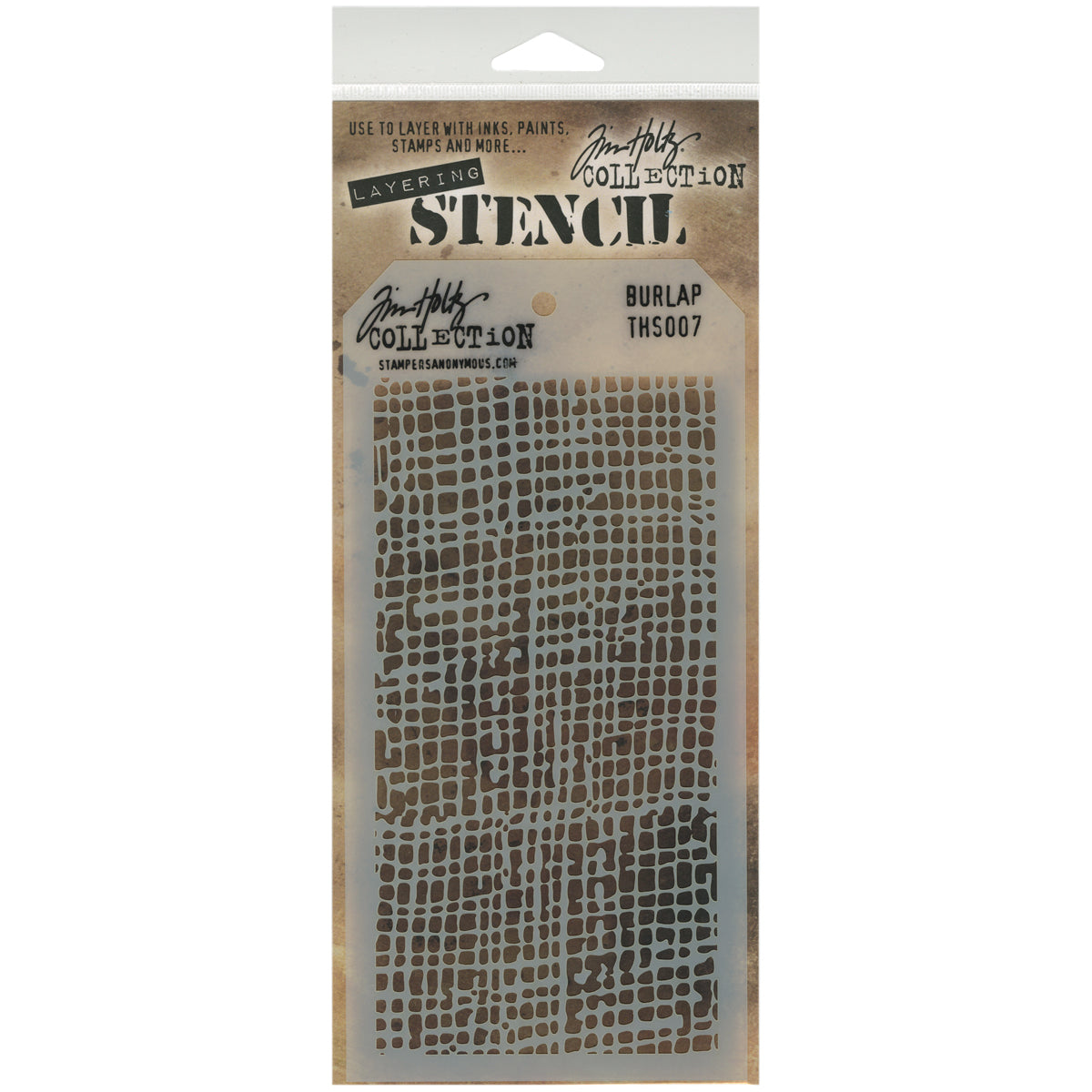 Tim Holtz Layered Stencil 4.125"X8.5"-Splatters