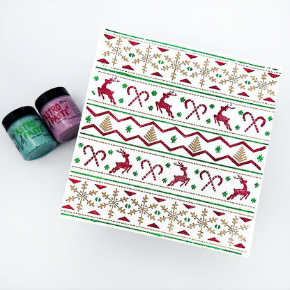Christmas Sweater Layered Stencil