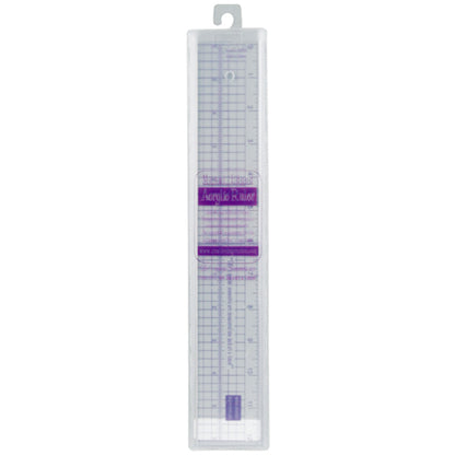 Acrylic Ruler 12"-Metal Edge