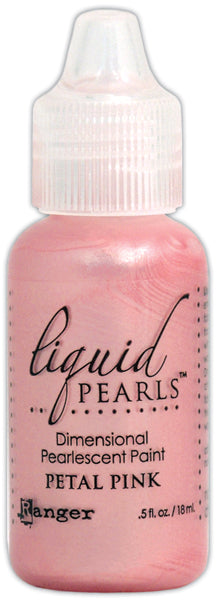 Liquid Pearls Dimensional Pearlescent Paint .5oz-White Opal