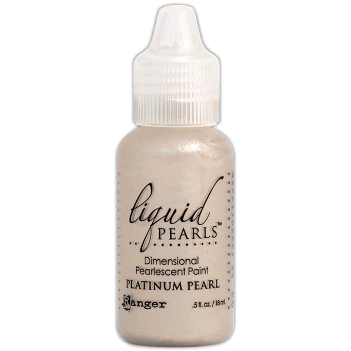 Liquid Pearls Dimensional Pearlescent Paint .5oz-White Opal