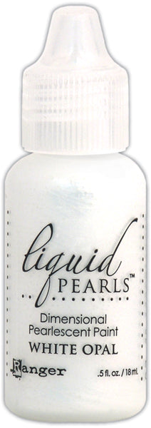 Liquid Pearls Dimensional Pearlescent Paint .5oz-White Opal