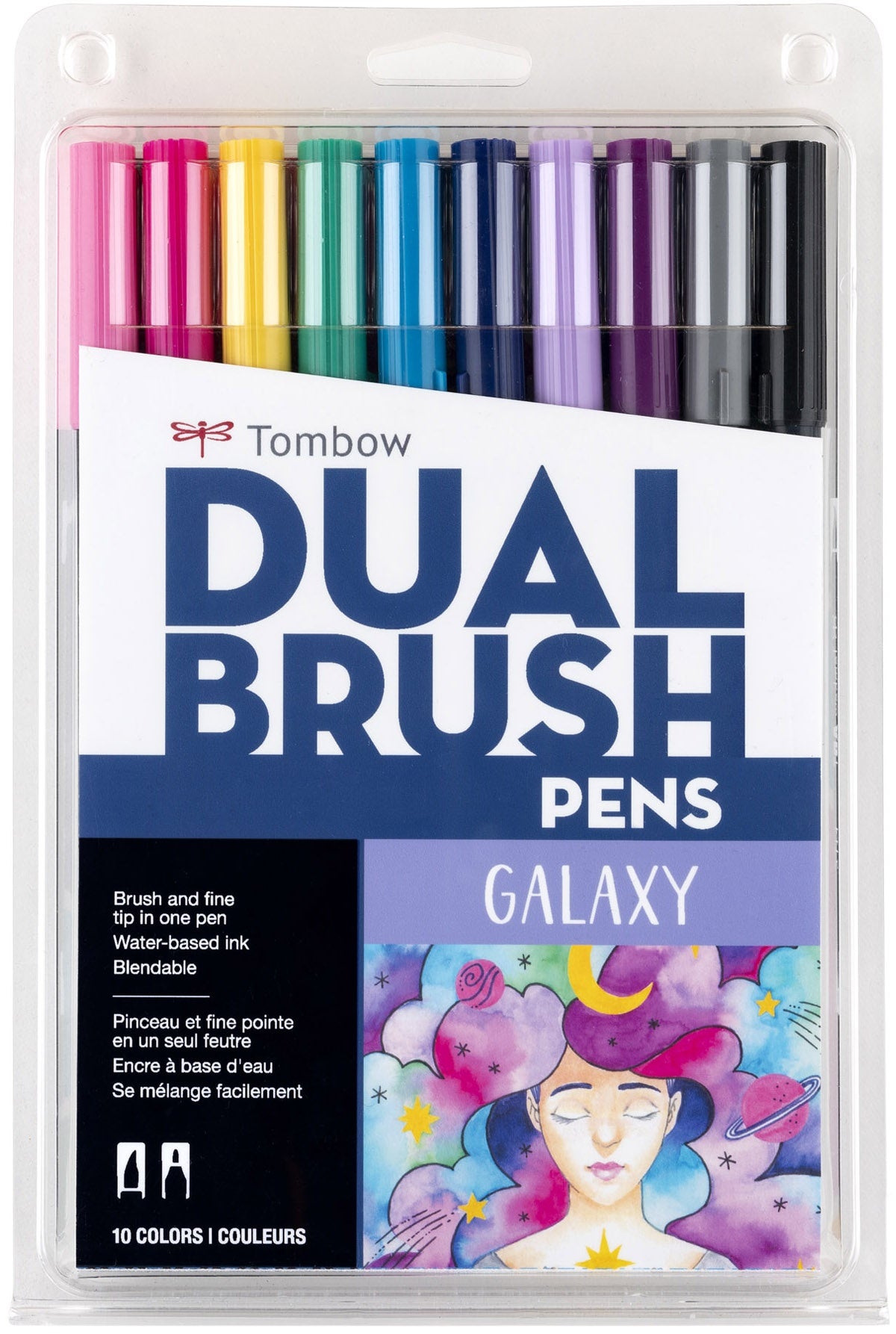 Tombow Dual Brush Pens 10/Pkg-Muted