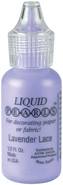 Liquid Pearls Dimensional Pearlescent Paint .5oz-White Opal