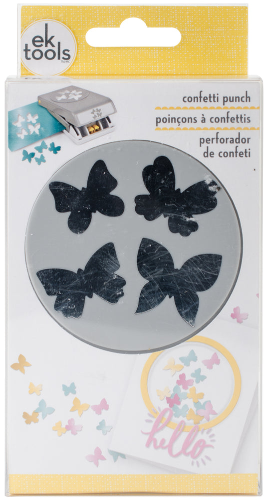Large Punch-Confetti Butterfly
