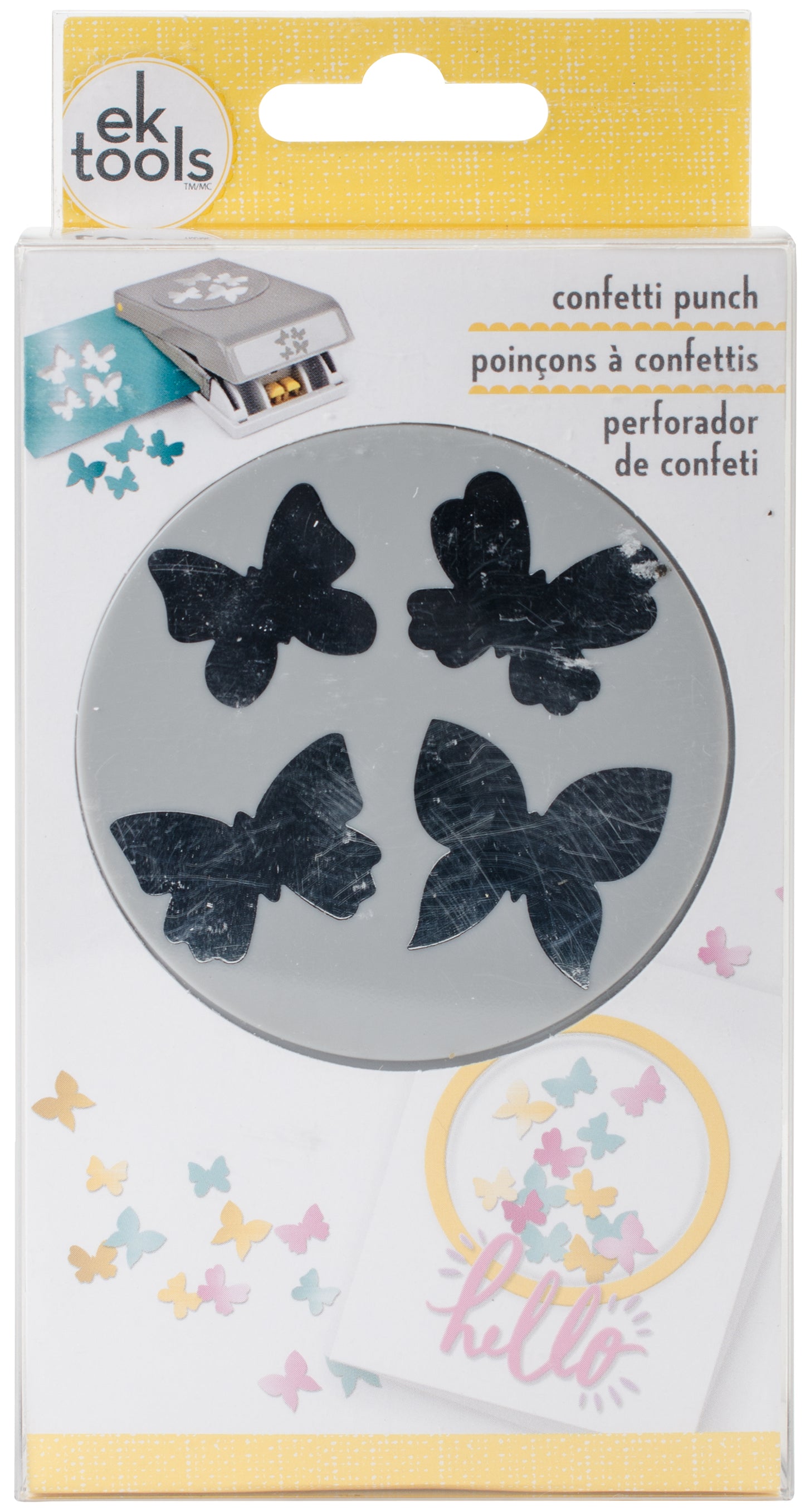 Large Punch-Confetti Butterfly