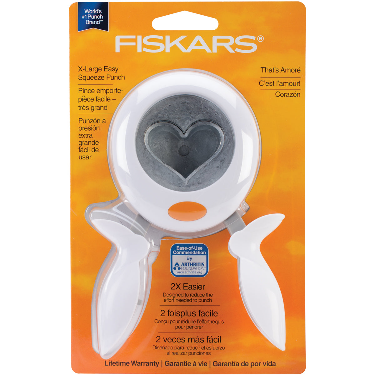 Fiskars Squeeze Punch X-Large-Round 'n Round, 2"