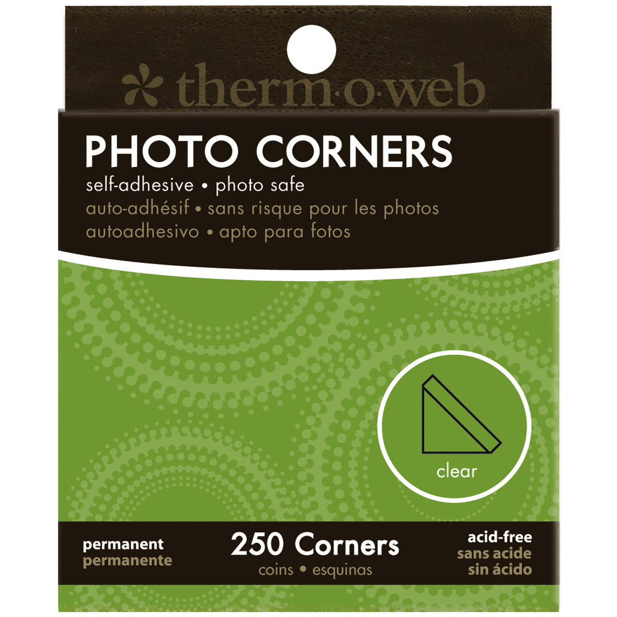 iCraft Photo Corners Boxed 250/Pkg-Black