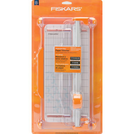 Fiskars Portable Rotary Paper Trimmer 12"-28mm