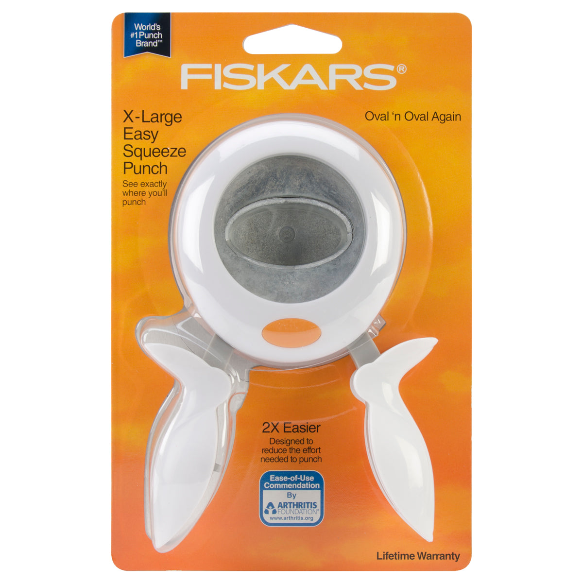 Fiskars Squeeze Punch X-Large-Round 'n Round, 2"