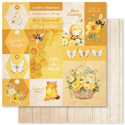 Paper Rose - Bees & Butterflies Basics 6 x 6 Paper Collection