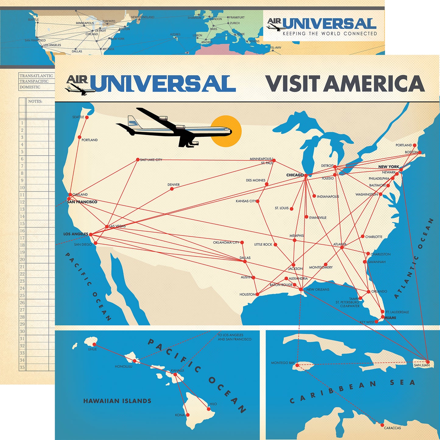 Passport Double-Sided Cardstock 12"X12"-Select Style