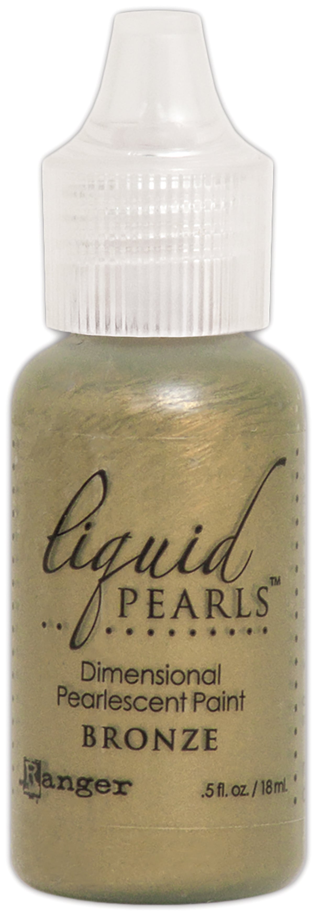 Liquid Pearls Dimensional Pearlescent Paint .5oz-White Opal