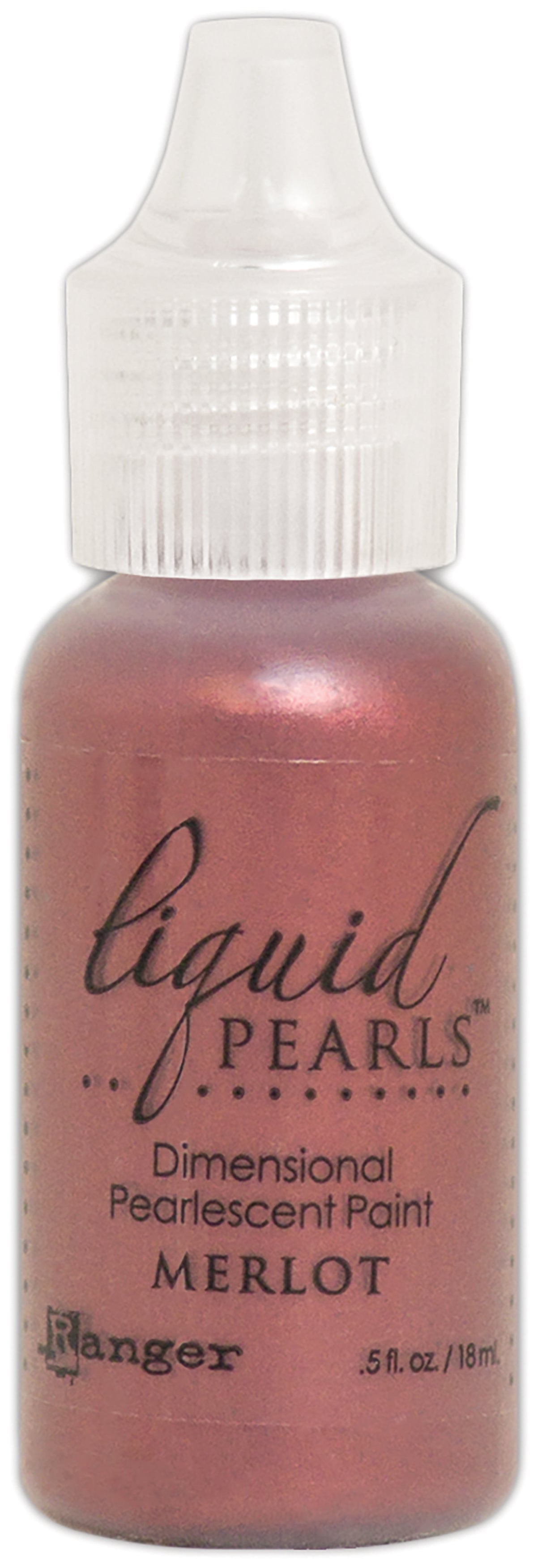 Liquid Pearls Dimensional Pearlescent Paint .5oz-White Opal