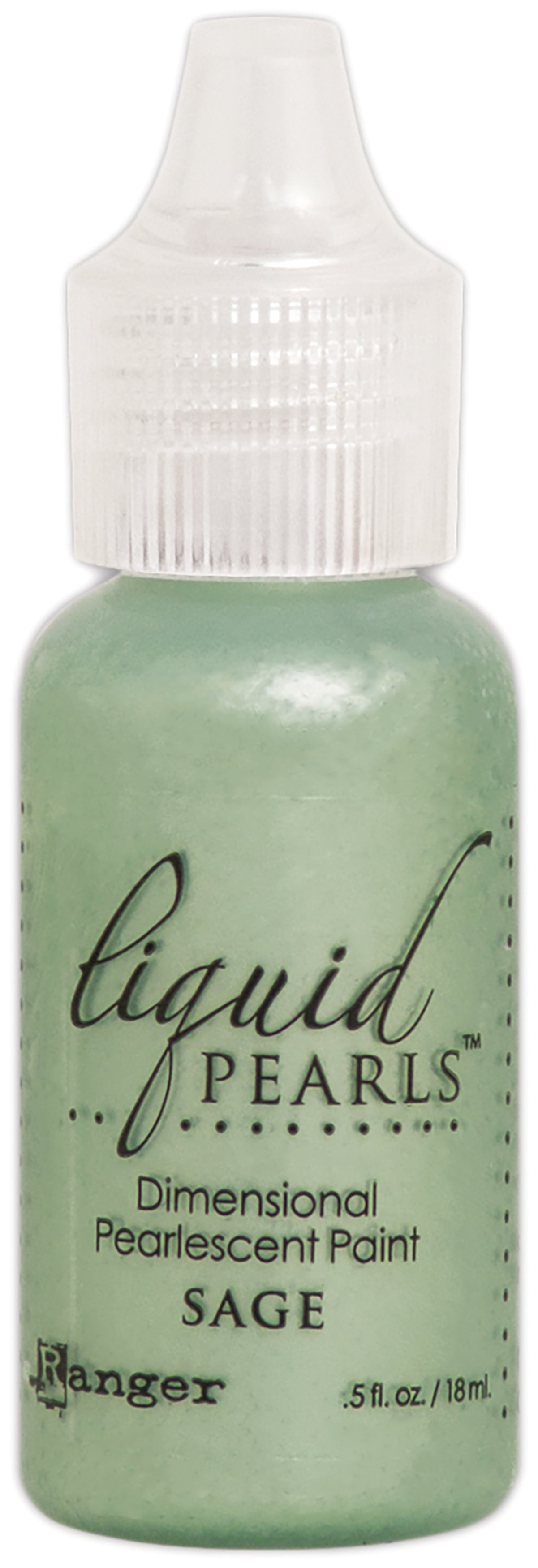 Liquid Pearls Dimensional Pearlescent Paint .5oz-White Opal