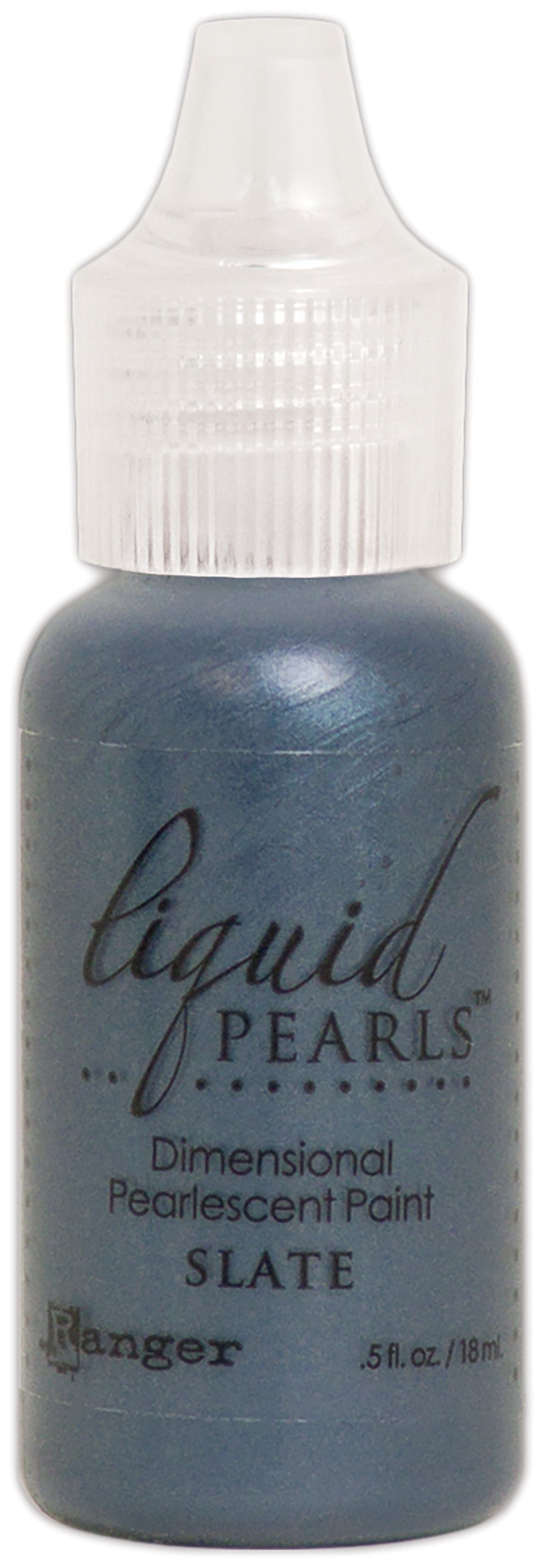 Liquid Pearls Dimensional Pearlescent Paint .5oz-White Opal