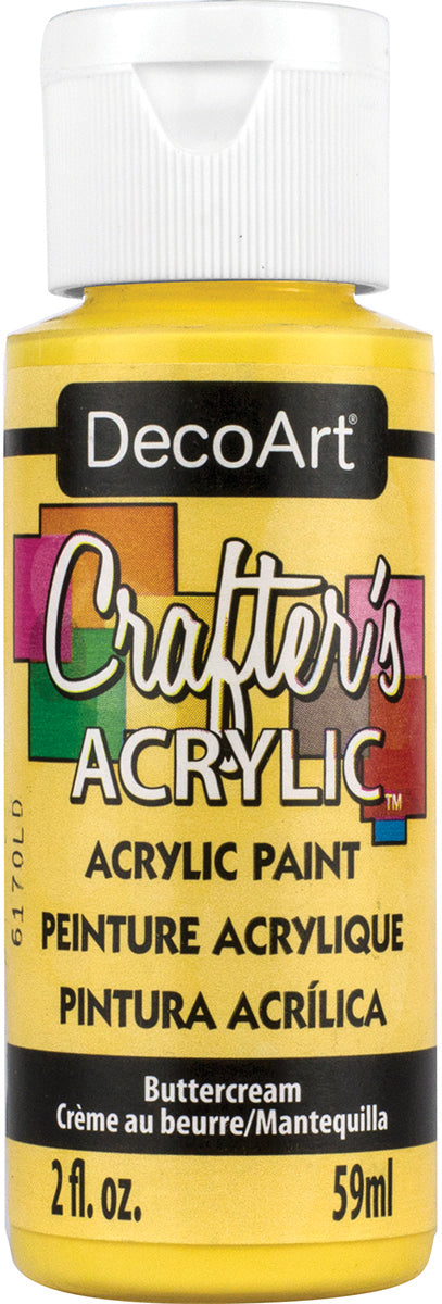 DecoArt Crafter's Acrylic All-Purpose Paint 2oz-White