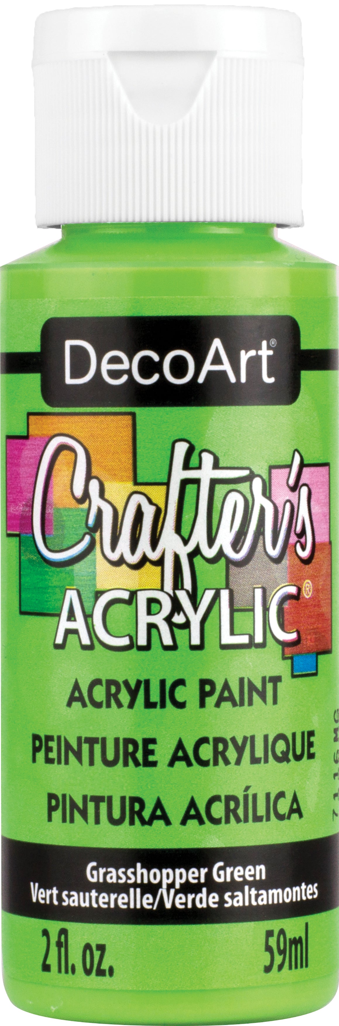 DecoArt Crafter's Acrylic All-Purpose Paint 2oz-White