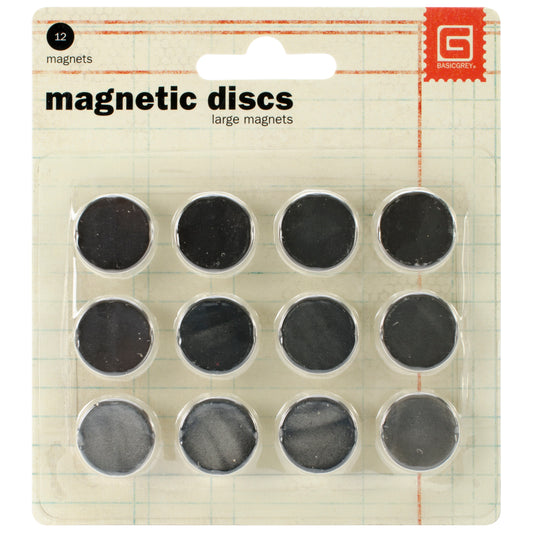 Magnetic Discs .625" 12/Pkg-1/32" Thick