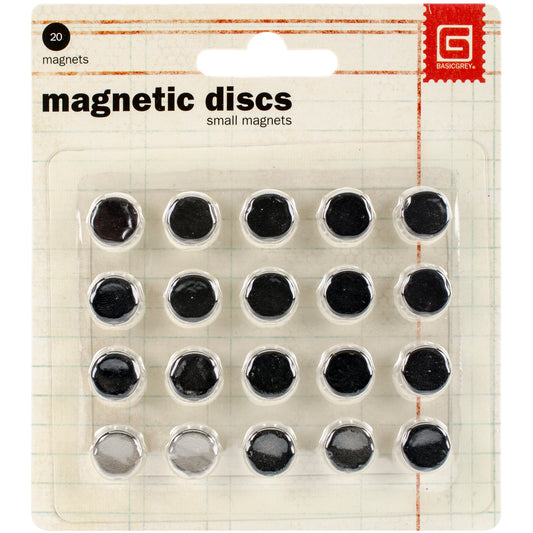 Magnetic Discs .375" 20/Pkg-1/32" Thick