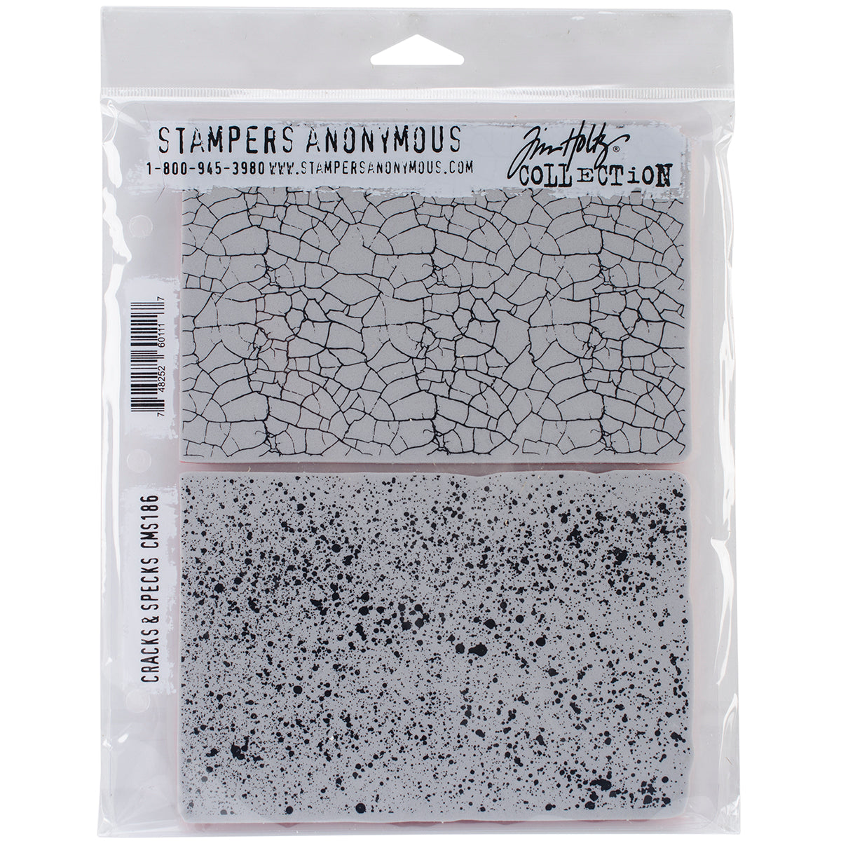 Tim Holtz Cling Stamps 7"X8.5"-