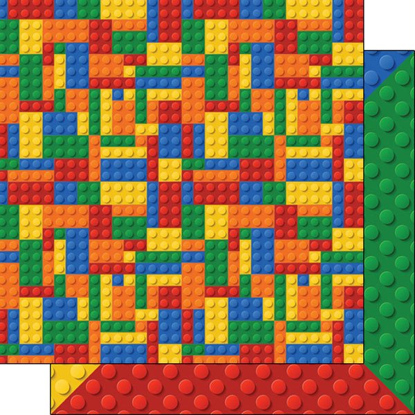 Multi-Color Building Blocks DS Paper (12 x 12) – Picnic Hill Create