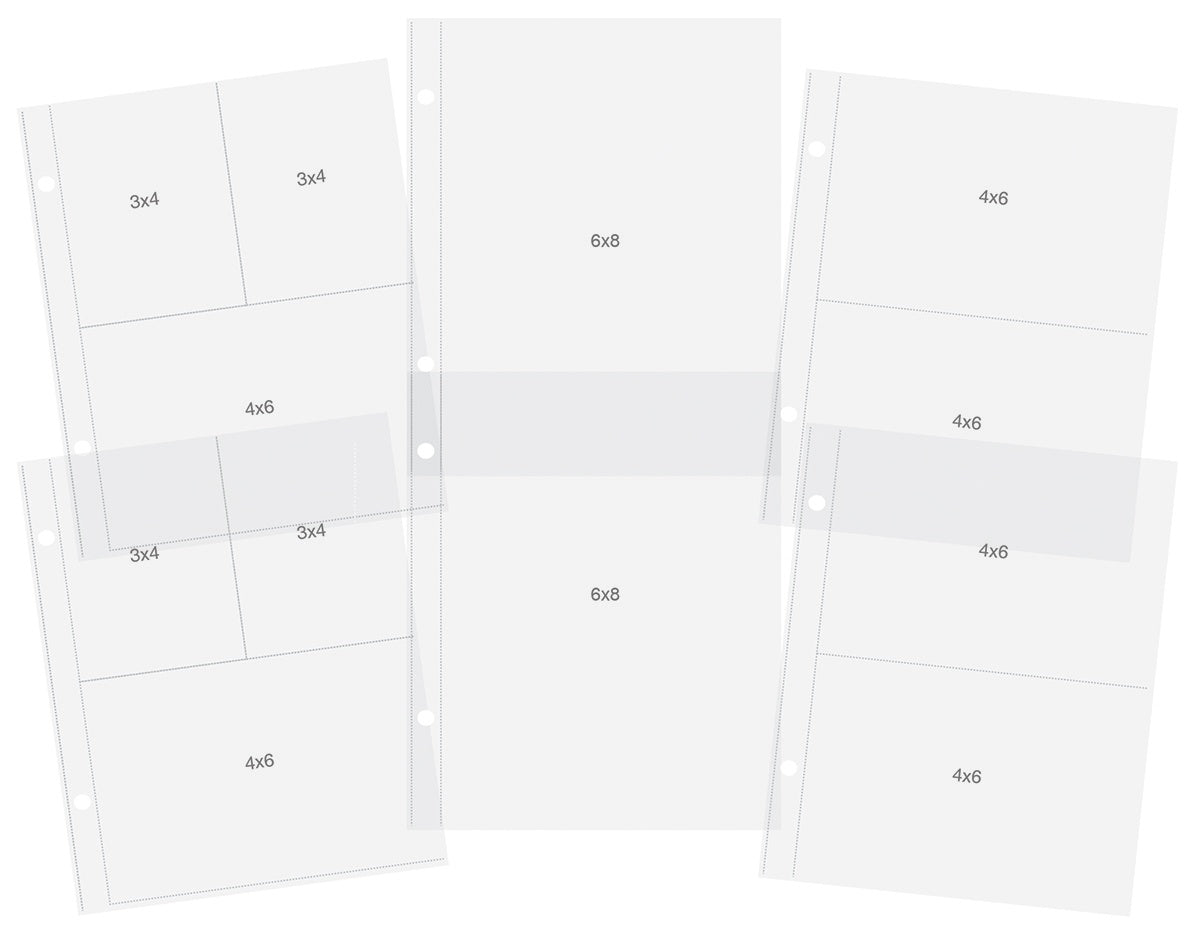 Simple Stories Sn@p! Pocket Pages For 6"X8" Binders 12/Pkg-Variety Pack