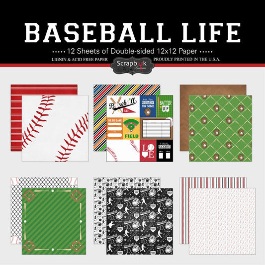 Baseball Life Paper Set