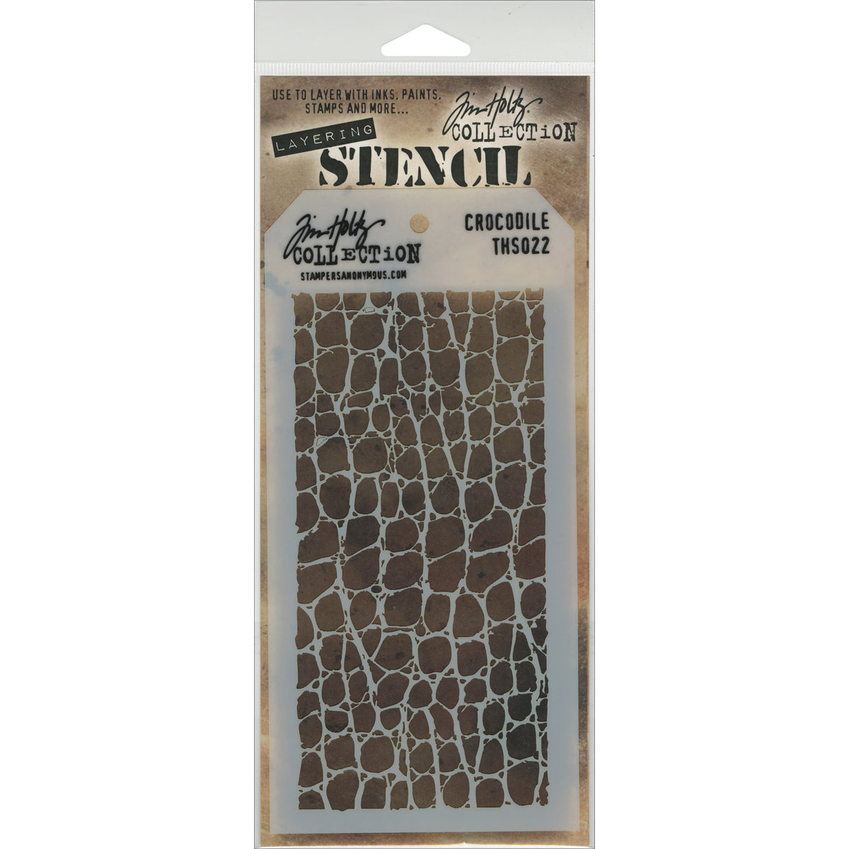 Tim Holtz Layered Stencil 4.125"X8.5"-Splatters