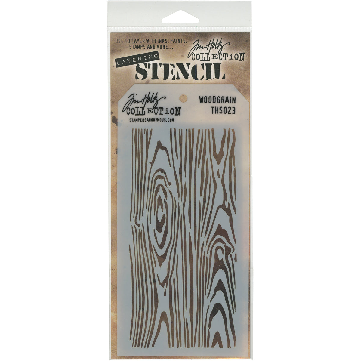 Tim Holtz Layered Stencil 4.125"X8.5"-Splatters