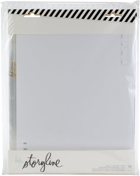 Heidi Swapp Storyline2 Refill Pack 8.5"X11"-36/Pkg