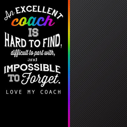Coach - Neon Quote Paper (12 x 12)