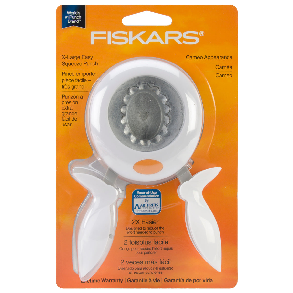 Fiskars Squeeze Punch X-Large-Round 'n Round, 2"