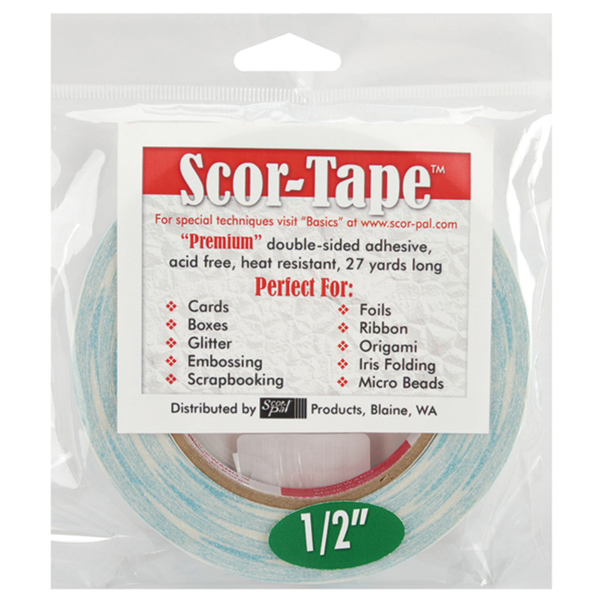 Scor-Tape-.5"X27yd