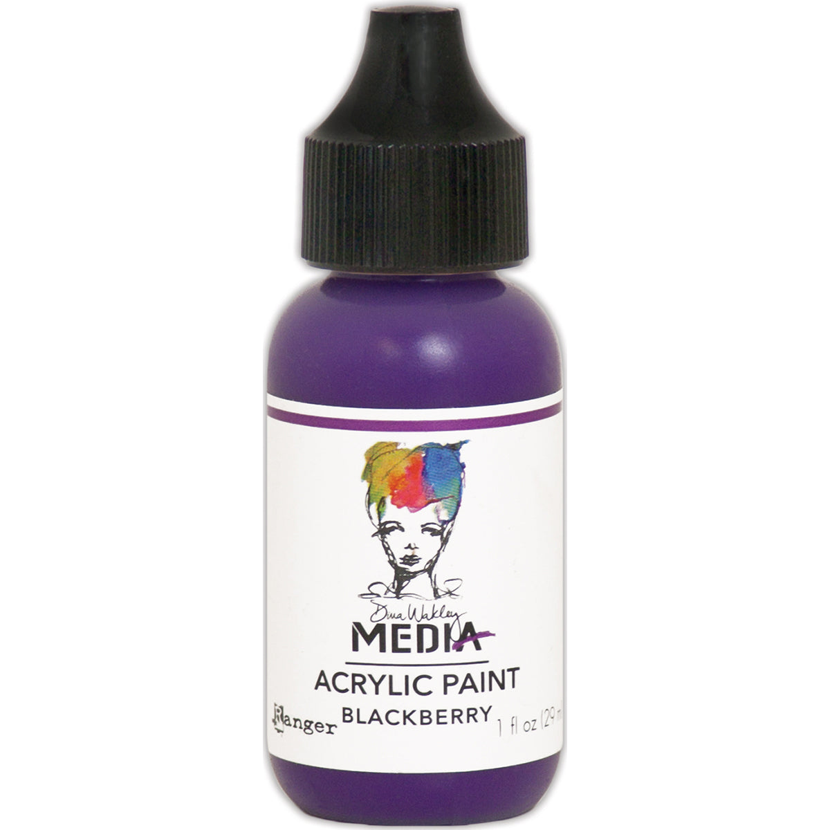 Dina Wakley Media Acrylic Paint 1oz-White